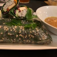 Rotllets vietnamites amb salses espectaculars! at CactusCat Bar in Barcelona