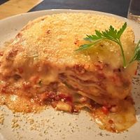 Lasaña. at CactusCat Bar in Barcelona