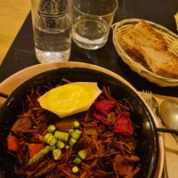 Fideuà at CactusCat Bar in Barcelona