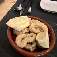 Kojac calamari   at CactusCat Bar in Barcelona