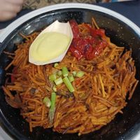 Fideua at CactusCat Bar in Barcelona