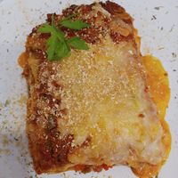 Lasaña at CactusCat Bar in Barcelona