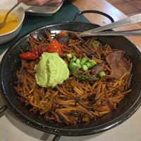 Fideua at CactusCat Bar in Barcelona