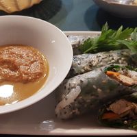 Viet rolls at CactusCat Bar in Barcelona