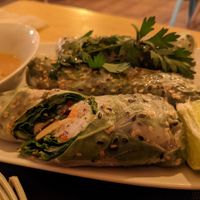 vietnamese summer rolls at CactusCat Bar in Barcelona