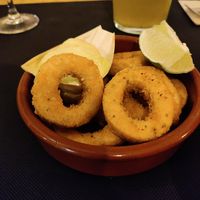 Konjac calamari at CactusCat Bar in Barcelona