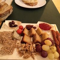 Vegan cheese platter at CactusCat Bar in Barcelona