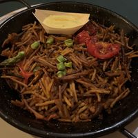 Fideuà #Veganuary at CactusCat Bar in Barcelona