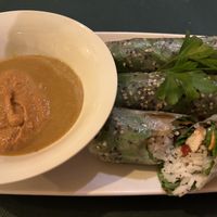 Rotllets vietnamites #Veganuary at CactusCat Bar in Barcelona