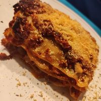 Lasaña ragú  #Veganuary at CactusCat Bar in Barcelona