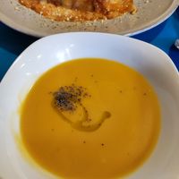 Crema de carbassa inclosa en el combo at CactusCat Bar in Barcelona