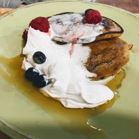 Pancakes at CactusCat Bar in Barcelona