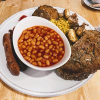 English breakfast at CactusCat Bar in Barcelona