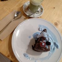 Tea with cake! Snack break! at CactusCat Bar in Barcelona