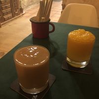 Smoothie and juice of the day  at CactusCat Bar in Barcelona