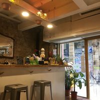 Interior at CactusCat Bar in Barcelona