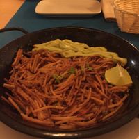 Fideuá  at CactusCat Bar in Barcelona