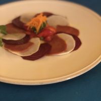 Carpaccio  at CactusCat Bar in Barcelona