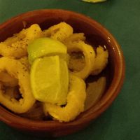 amazing vegan calamary at CactusCat Bar in Barcelona