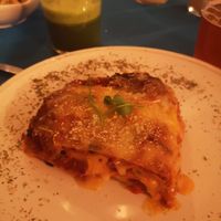 Best lasagna ever! at CactusCat Bar in Barcelona
