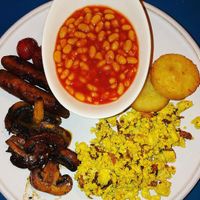 All breakfast  at CactusCat Bar in Barcelona