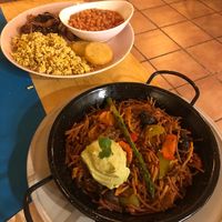 Los principales que pedimos at CactusCat Bar in Barcelona