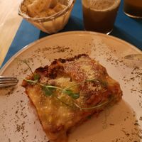 Lasagna  at CactusCat Bar in Barcelona