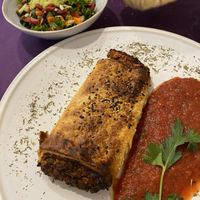 Combo de sausage roll  at CactusCat Bar in Barcelona