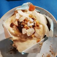 Muffin de pastanaga at CactusCat Bar in Barcelona