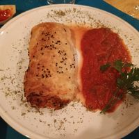 Roll de salchicha at CactusCat Bar in Barcelona