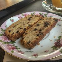 Little vegan biscuit things  at Laluna Cafe in Gunsan