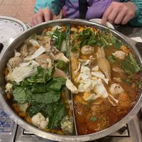 Vegetable and Tom Yum  at Ferm Nyonya in Tanah Rata