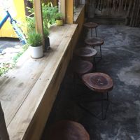 Seating along window at The Kom in Hoi An