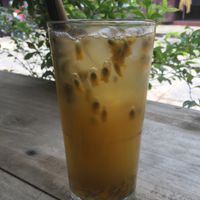 Passion fruit kombucha at The Kom in Hoi An