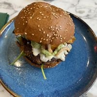 Vegan breakfast brioche.. delicious  at Down to Earth in Glasgow