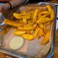 Piri Piri fries at Hoppiness Beer & Food in Warsaw