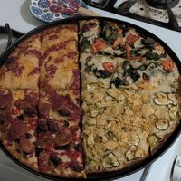 Four kinds of vegan at Ohio Pie in Brunswick