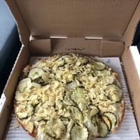 Pickle Pizza at Ohio Pie in Brunswick