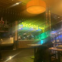 sign at Vedang - green burger | Mall of Berlin in Berlin