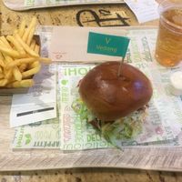 Beyond Burger im Menü.  at Vedang - green burger | Mall of Berlin in Berlin