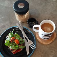 Toast vegan at Cafe Cetaceo in San Jose Del Cabo