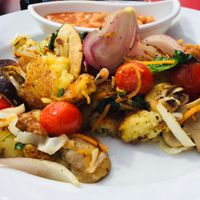 Great vegan breakfast! at Beach House in Lyme Regis