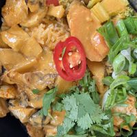 Vegan dish of the dayy  at Sasou in Munich