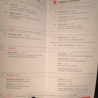 Veg*n options at Sasou in Munich