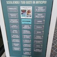 12 vegan flavours (August 2022) at Gelateria La Romana in Salo