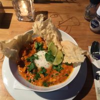 Vegan Indian Curry at Café Forum in Maastricht