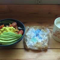 Tofu scramble hash at Peace on Earth in Provo