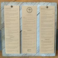 Menu at Peace on Earth in Provo