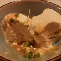 We got caramel soy icecream for dessert at Vlaamse Goesting in Gulpen