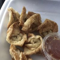 Veggie wontons   at Taste of Thaiyai in Apple Valley